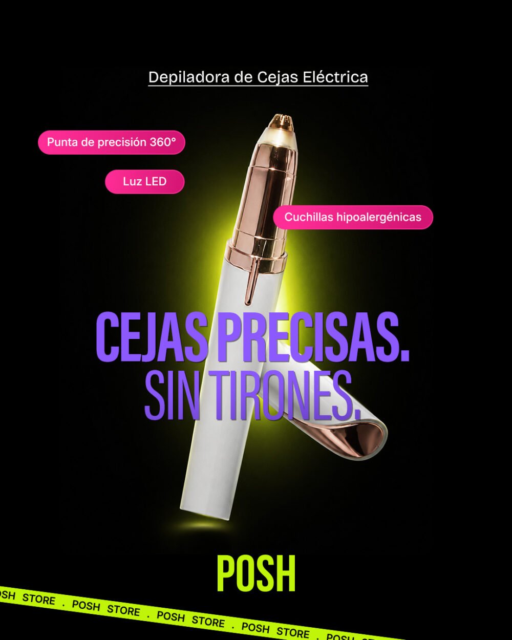 Depiladora Facial Feminina (Lápiz Labial)
