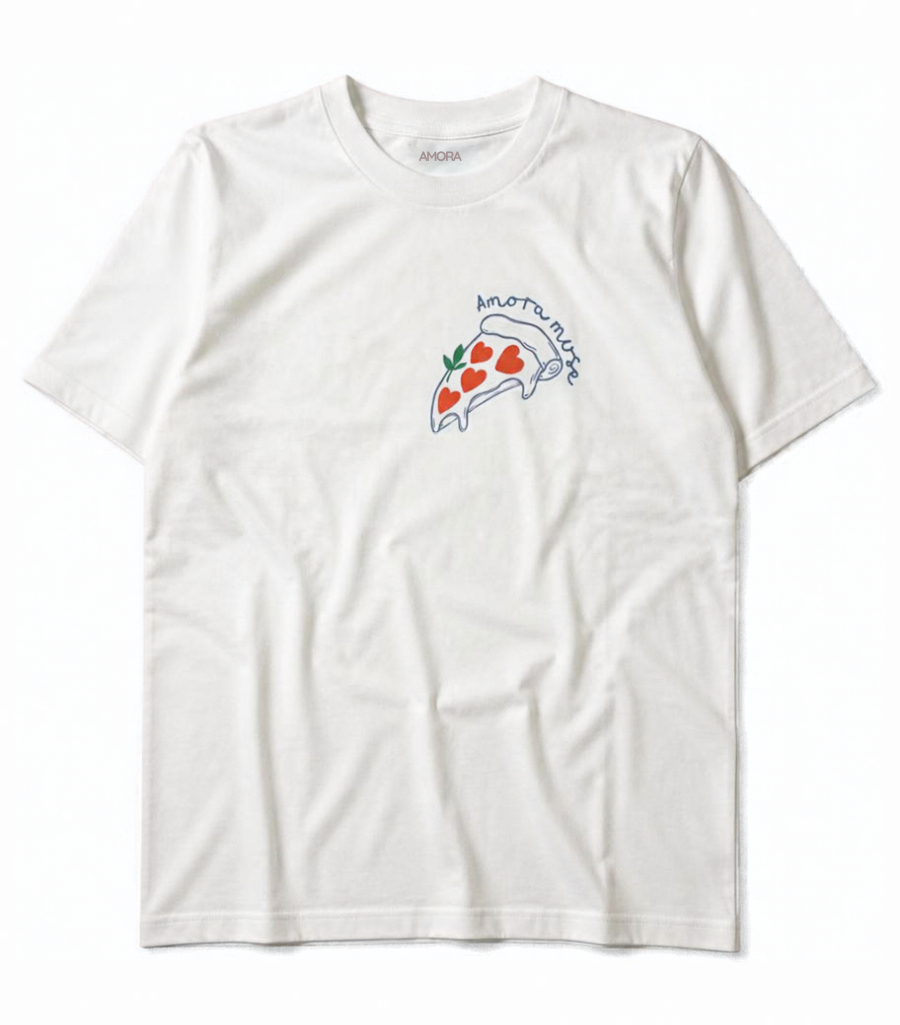 Remera Over Size Eat More Pizza