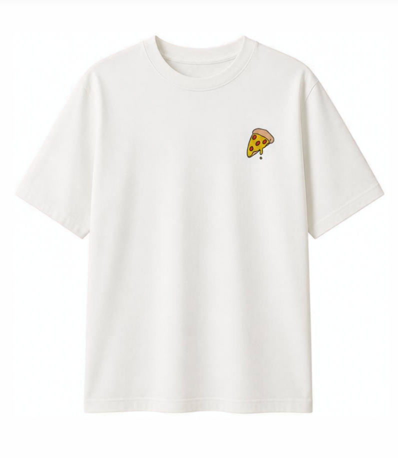 Remera Over Size Pizza, My Favorite Diet